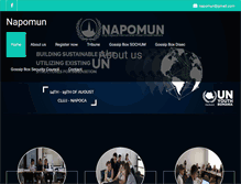 Tablet Screenshot of napomun.ro